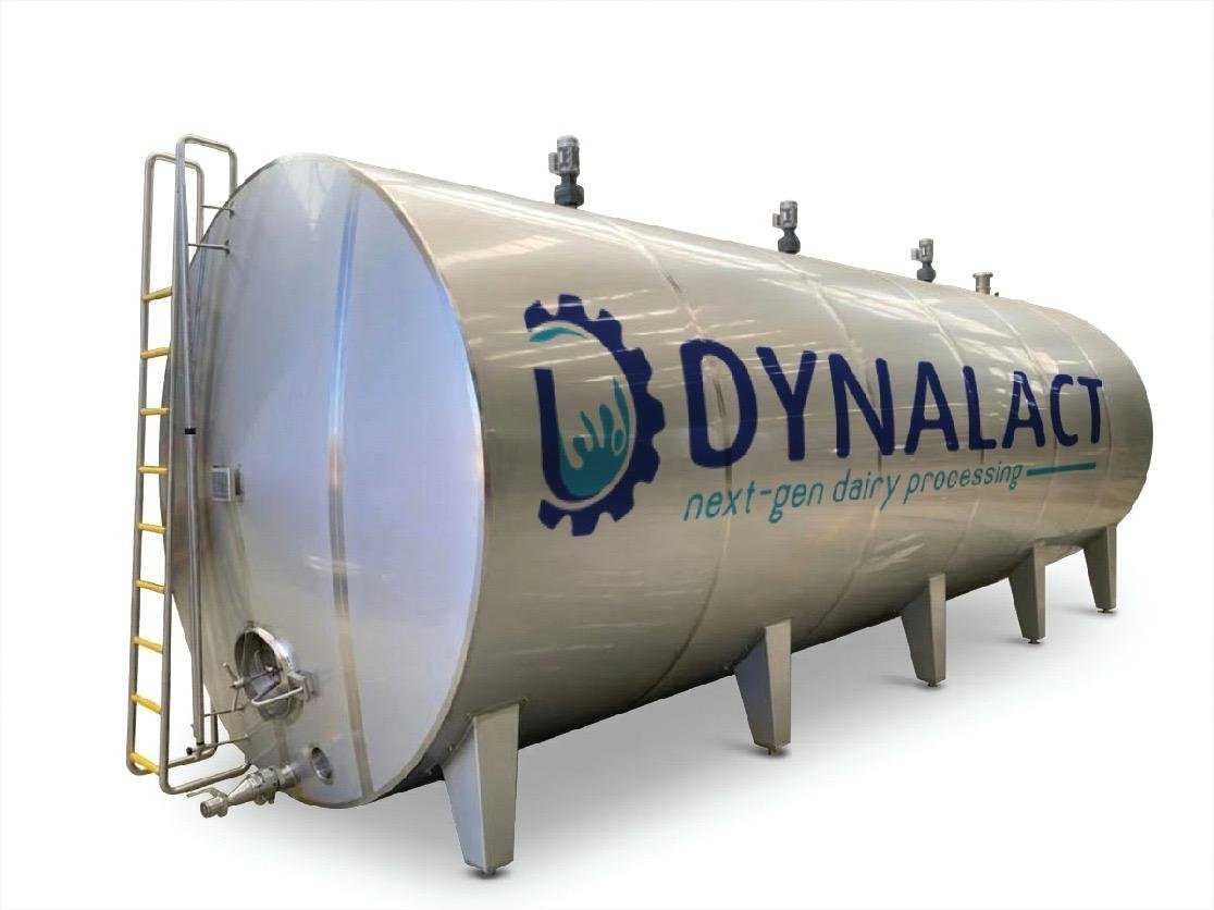 Horizontal Milk Storage Tank by Dynalact